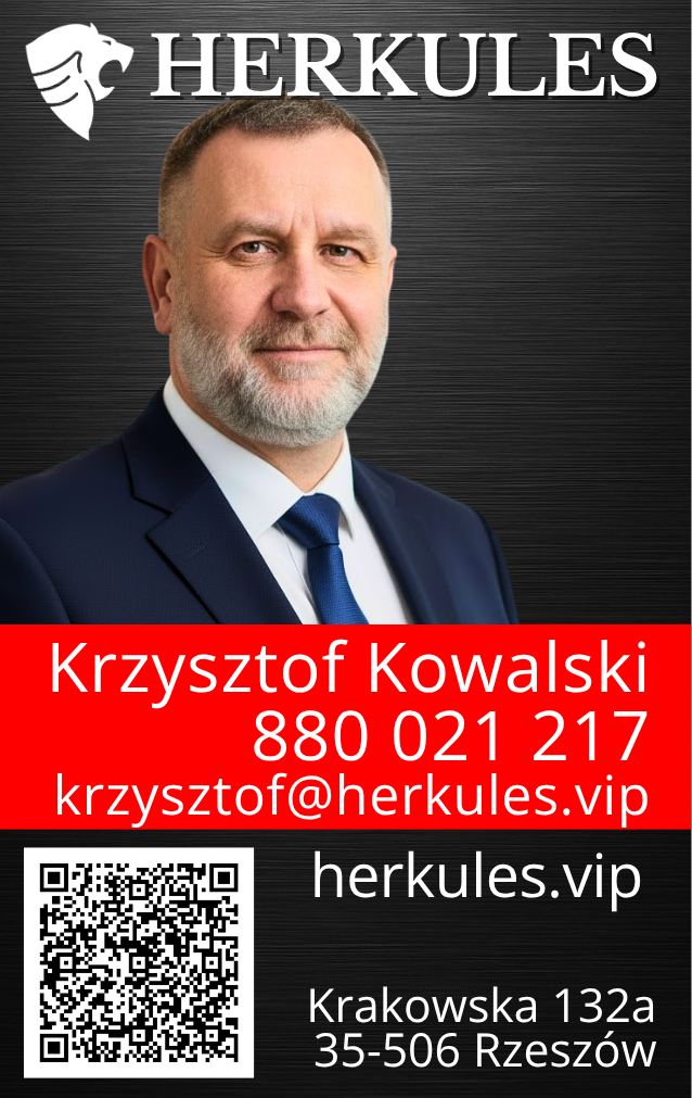 Wizytówka kontaktowa HERKULES.vip
